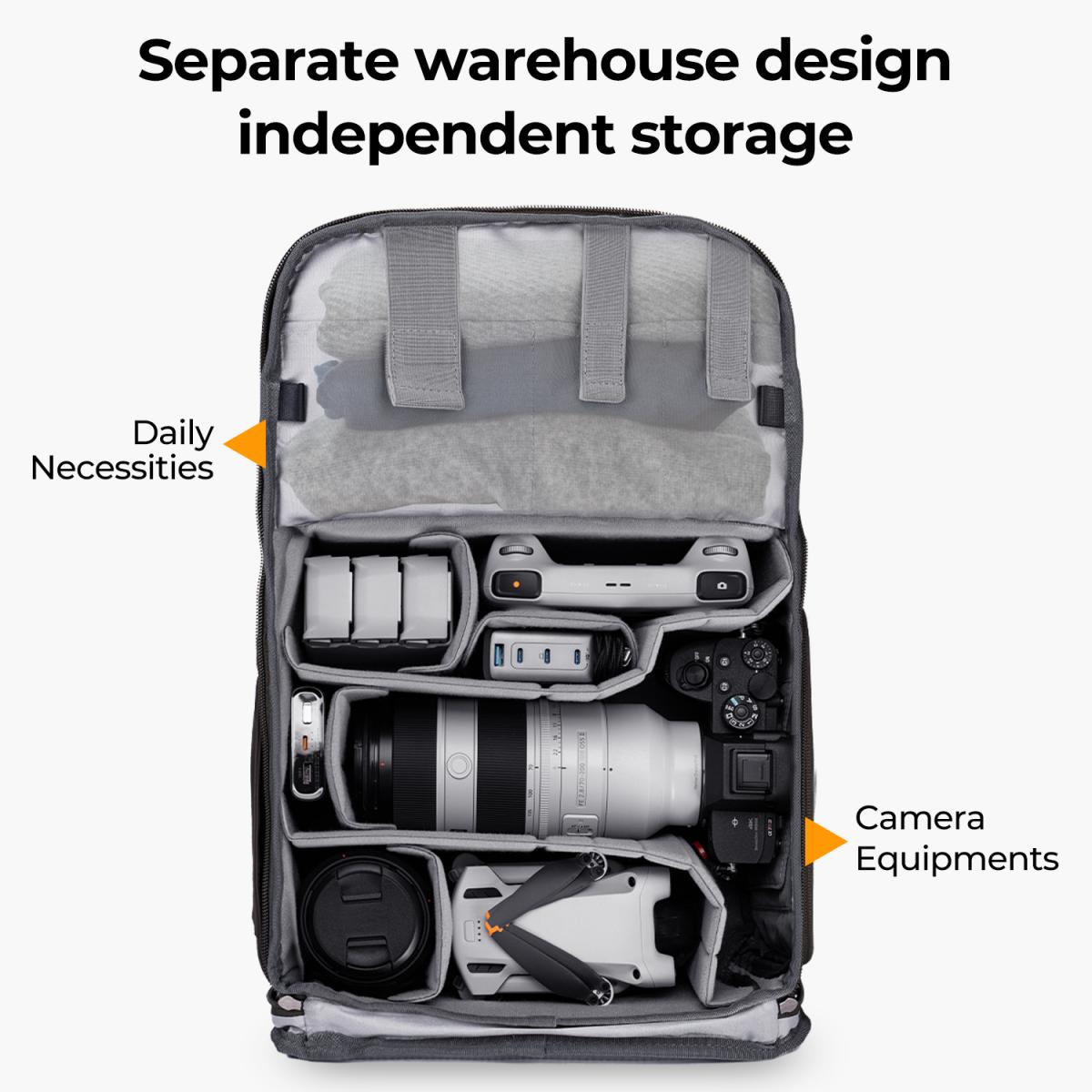 Camera Backpack Camera Bags for Photographers Large Capacity Camera