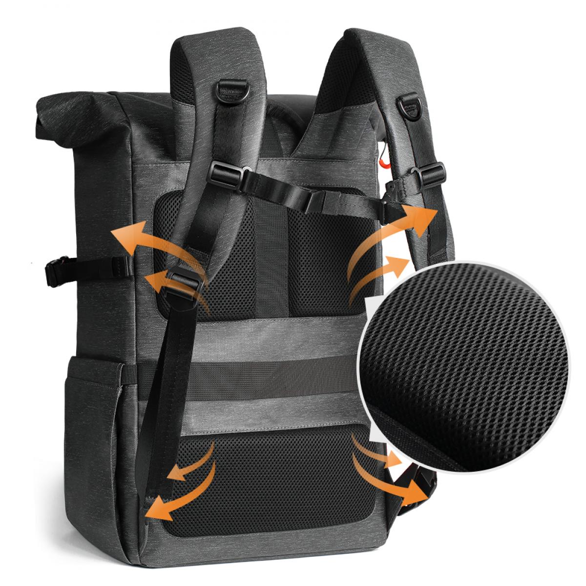Anti Theft Camera Backpack, 2-In-1 20L 15.6