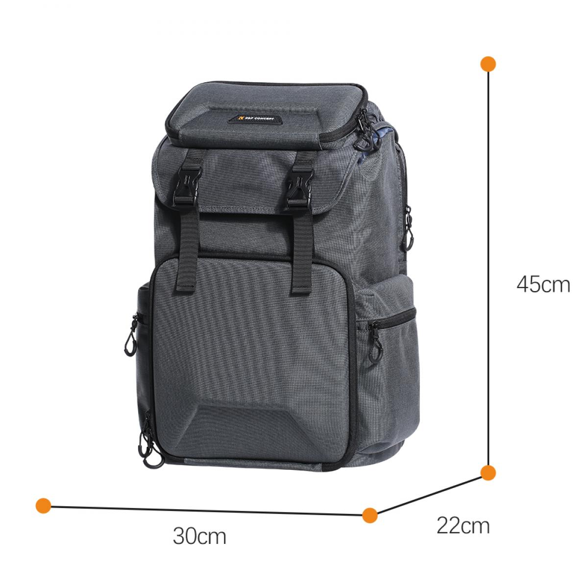 Sac à dos pour appareil photo avec compartiment pour ordinateur portable  15,6 25L pour appareil photo reflex numérique / reflex sans miroir étanche  - K&F Concept