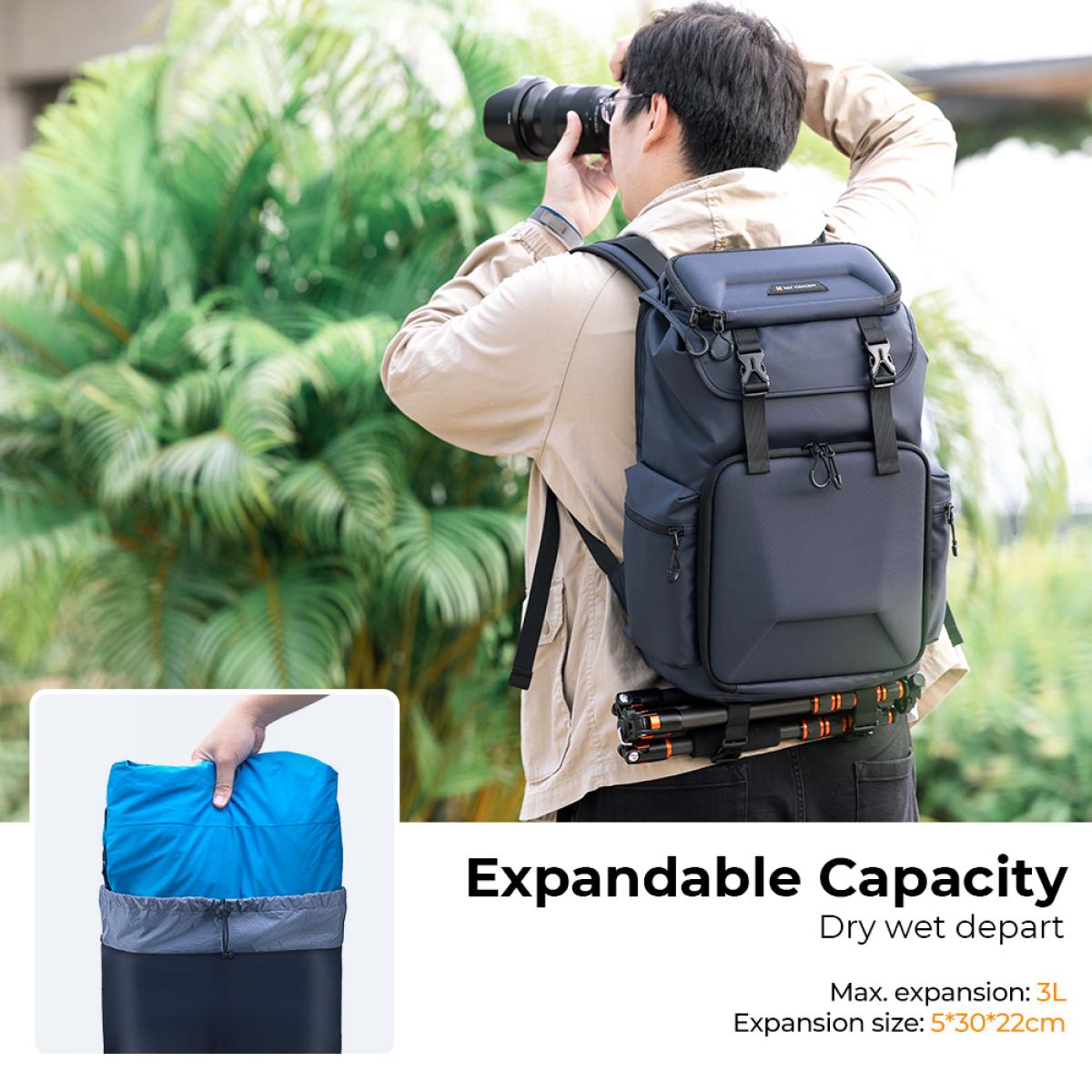 15.6" Camera Backpack Bag with Laptop Compartment for DSLR/SLR