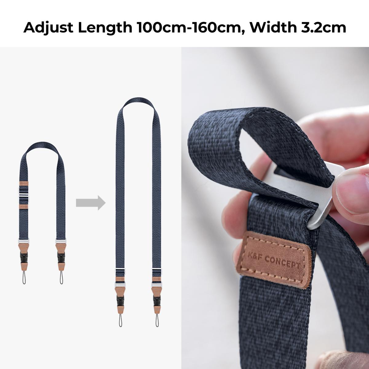 K&F Concept 32mm Camera Neck Strap with Quick Release for Photographers ...