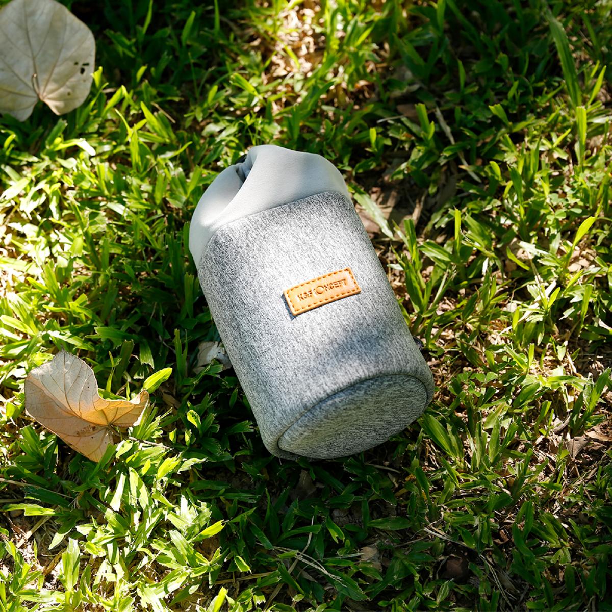 Camera Lens Bag, Protective Lens Pouch Bag, 2-in-1 Neoprene Lens Carry Case Compatible with Multiple Sizes Camera Lens 10*18cm