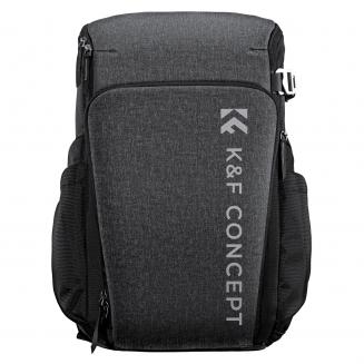 K&F Concept Camera Alpha Mochila Air 25L, bolsas para fotógrafos de grande capacidade com capa de chuva - Mochila 25L Nature Wander 01(Preto)