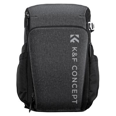 K&F Concept カメラ Alpha バックパック Air 25L カメラマン用カメラバッグ 大容量 レインカバー付き グレー