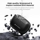 K&F CONCEPT Carrying Case Compatible with DJI Osmo Action 6/3/4/5 Pro, Portable Travel Storage Holder Carry Bag Protective Storage Bag for Action Camera