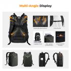 K&F Concept Camera Backpack, Hardshell DSLR Photography Camera Bag with 15-15.6 Inch Laptop Compartment Waterproof Camera Case Compatible for Canon/Nikon/Sony/DJI Mavic Drone, Green