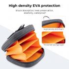 Estojo de filtro de lente de câmera, acessórios de transporte de filtro de cinto, bolsa de cinto Design à prova de choque e à prova de poeira para filtros de 37 mm-95 mm