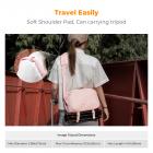 K&F Concept 2 in 1 Sling Bag Everyday Shoulder Bag & Multifunction Photography Crossbody Camera DSLR Backpack Portable Bag - Sling Bag 10L Urban Wander 01 (Pink)