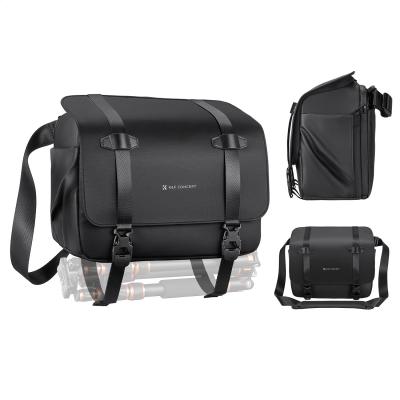 K&F Concept カメラスリングバッグ 10L カメラクロスボディショルダーバックパック DSLR/SLR/ミラーレスカメラコンパクトケース 写真撮影用バッグ - スリングバッグ 10L アーバンワンダー 10 (ブラック)