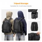 K&F Concept Camera Backpack 25L Large Capacity Camera Bag for Photographers with Raincover Camera Case with 15.6 Inch Laptop Compartment Compatible for Canon/Nikon/Sony/DJI Mavic Drone - Backpack 25L Nature Wander 08 (Black)