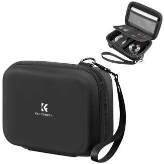 K&F Concept Digital Camera Case Waterproof & Protective Small Camera Bag Lightweight Camera Sling Bag with 2 Carrying Ways -  Sling Bag 1L Urban Wander 07(Black)