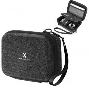 K&F Concept Digital Camera Case Waterproof & Protective Small Camera Bag Lightweight Camera Sling Bag with 2 Carrying Ways - Sling Bag 1L Urban Wander 07 (Grey)
