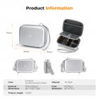 K&F Concept Digital Camera Case Waterproof & Protective Small Camera Bag Lightweight Camera Sling Bag with 2 Carrying Ways - Sling Bag 1L Urban Wander 07 (Silver)