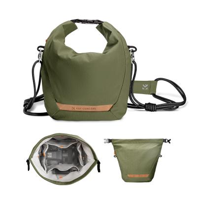 Camera Sling Bag Small Camera bag Lightweight Crossbody and Inner Liner Bag for Protection and Versatility, U11 Green