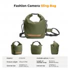 Camera Sling Bag Small Camera bag Lightweight Crossbody and Inner Liner Bag for Protection and Versatility, U11 Green