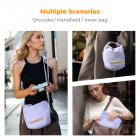 K&F Concept Camera Sling Bag Small Camera bag Lightweight Crossbody and Inner Liner Bag for Protection and Versatility, Purple