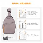 カメラスリングバッグ 小型カメラ クロスボディ ショルダー バックパック DSLR/SLR/ミラーレスカメラ コンパクトケース 写真撮影用バッグ 5L - Urban Wander 08 (ディープピンク)