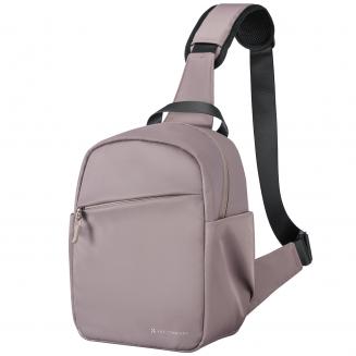 K&F Concept Bolsa tiracolo para câmera Mochila pequena de ombro para câmera DSLR/SLR/Mirrorless Bolsa compacta para fotografia 5L - Urban Wander 05 (rosa escuro)