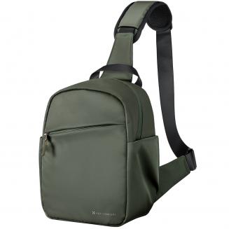 K&F Concept Bolsa tiracolo para câmera Mochila pequena de ombro para câmera DSLR/SLR/Mirrorless Bolsa compacta para fotografia 5L - Urban Wander 05 (verde)