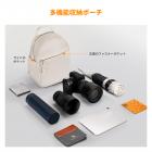 カメラスリングバッグ 小型カメラ クロスボディ ショルダー バックパック DSLR/SLR/ミラーレスカメラ コンパクトケース 写真撮影用バッグ 5L - Urban Wander 08 (ベージュ)