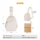 カメラスリングバッグ 小型カメラ クロスボディ ショルダー バックパック DSLR/SLR/ミラーレスカメラ コンパクトケース 写真撮影用バッグ 5L - Urban Wander 08 (ベージュ)