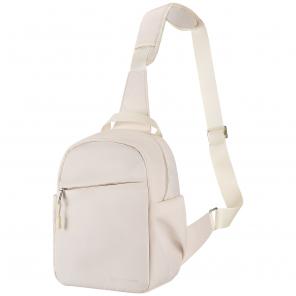 Camera Sling Bag Small Camera Crossbody Shoulder Backpack DSLR/SLR/Mirrorless Camera Compact Case Photography Bags 5L - Urban Wander 08 (Beige)