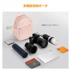 カメラスリングバッグ 小型カメラ クロスボディ ショルダー バックパック DSLR/SLR/ミラーレスカメラ コンパクトケース 写真撮影用バッグ 5L - Urban Wander 08 (ピンク)