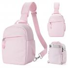 K&F Concept Camera Sling Bag Small Camera Crossbody Shoulder Backpack DSLR/SLR/Mirrorless Camera Compact Case Photography Bags 5L, Urban Wander 05 Light Pink