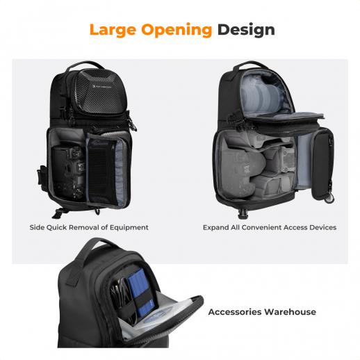 Backpack For Men TORIBIO Camera Backpack, Photography Backpack - Main Image
