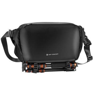 K&F Concept 2 in 1 スリングバッグ 12L 日常使いショルダーバッグ & 多機能写真撮影用クロスボディカメラ DSLR バックパック ポータブルバッグ