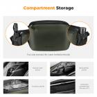 K&F Concept 2 in 1 Sling Bag 12L Everyday Shoulder Bag & Multifunction Photography Crossbody Camera DSLR Backpack Portable Bag, Dark Green