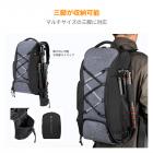K&F Concept カメラバックパック 写真家用カメラバッグ 32L 大容量 レインカバー付き ノートパソコン用コンパートメント Canon/Nikon/Sony/DJI Mavic ドローン対応 旅行用 32L ネイチャーワンダー 08 (グレー)