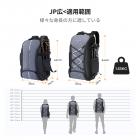 K&F Concept カメラバックパック 写真家用カメラバッグ 32L 大容量 レインカバー付き ノートパソコン用コンパートメント Canon/Nikon/Sony/DJI Mavic ドローン対応 旅行用 32L ネイチャーワンダー 08 (グレー)