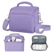 K&F Concept Camera Sling Bag Small Crossbody Camera Case DSLR/SLR/Cute Compact Shoulder Photography Bags for Photographers - Sling Bag5L Urban Wander 05 (Purple)