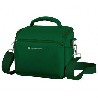 K&F Concept Bolsa tiracolo para câmera Bolsa tiracolo pequena para câmera DSLR/SLR/Bolsas compactas de ombro para fotografia para fotógrafos - Bolsa tiracolo 5L Urban Wander 05 (verde)