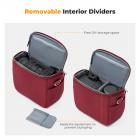 Camera Sling Bag Small Crossbody Camera Case DSLR/SLR/Cute Compact Shoulder Photography Bags for Photographers - Sling Bag 5L Urban Wander 05 (Red)