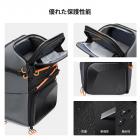 K&F Concept 25L 大型カメラバックパック DSLR SLRカメラ用 盗難防止防水レインカバー付き 三脚ホルダー付き 写真家用バックパック 25L Star Wander03 (ブラック)