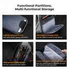 K&F Concept 25L Large Camera Backpack for DSLR SLR Cameras, Anti-Theft Waterproof with Rain Cover, Tripod Holder for Photographers - Backpack 25L Star Wander03 (Black)