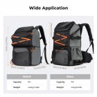 K&F Concept 25L Large Camera Backpack for DSLR SLR Cameras, Anti-Theft Waterproof with Rain Cover, Tripod Holder for Photographers - Backpack 25L Star Wander03 (Black)