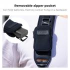 Alça de pescoço para câmera para fotógrafos, alça de nylon ajustável para câmera compatível com câmeras sem espelho Sony Canon Nikon Fuji DSLR SLR, azul