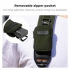 Alça de pescoço para câmera para fotógrafos, alça de nylon ajustável para câmera compatível com câmeras sem espelho Sony Canon Nikon Fuji DSLR SLR, verde