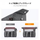 カメラスリングバッグ クロスボディ DSLR / SLR / ミラーレスカメラバッグ デジタルカメラ用カメラケース 写真家用三脚ストラップ付きカジュアルショルダー写真バッグ - スリングバッグ 8L Urban Wander 09 (ダークグレー)