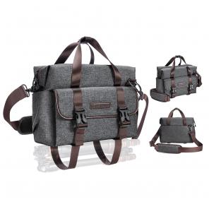 Camera Sling Bag Crossbody DSLR / SLR / Mirrorless Camera Bag Camera Case for Digital Cameras Casual Shoulder Photography Bag with Tripod Strap for Photographers - Sling Bag 8L Urban Wander 09 (Dark Grey)