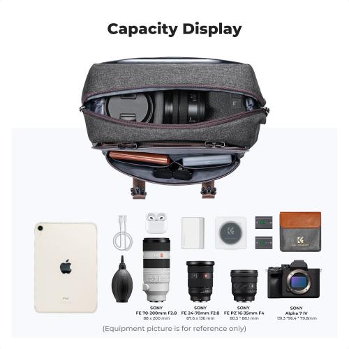 Divided Gear Layout For Camera Kits
