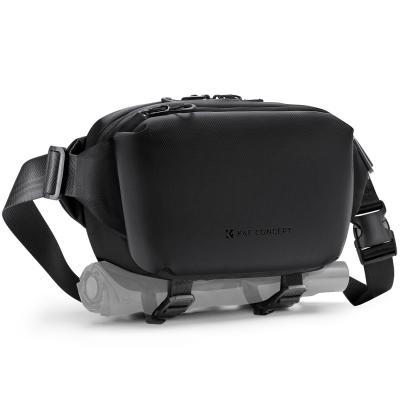 K&F Concept Alpha Camera Sling Bag 4L Photography Shoulder Bag, Compatible with Canon / Nikon / Sony Camears / DJI Mavic Drones - Sling Bag 4L Urban Wander 12 (Black)
