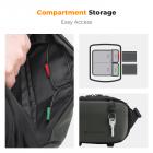 K&F Concept Alpha Camera Sling Bag 4L Photography Shoulder Bag, Compatible with Canon / Nikon / Sony Camears / DJI Mavic Drones - Sling Bag 4L Urban Wander 12 (Green)