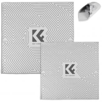 K&F Concept Lens Camera Protective Wrap, protetor de lente anti-riscos, envoltório de câmera de pano autoadesivo mágico para lente de câmera/DSLR/acessórios 45x45cm+45x45cm