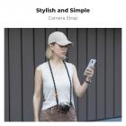 Camera Neck Strap Camera Shoulder Strap Suitable for DSLR SLR Cameras Strap Urban Wander 05 Black+White