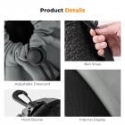 K&F Concept 4 Pack Camera Lens Pouch Case, Protective Lens Bag for Mirrorless Lenses, Drawstring Camera Lens Pouches for Canon, Nikon, Pentax, Sony, Olympus Lens