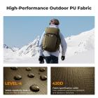 K&F Concept 30L Camera Backpack, Professional Waterproof DSLR Backpack with Removable Customizable Insert, Adjustable Straps – Fits 15" Laptop, Camera Gear, Backpack 30L Star Wander01 Champagne Color